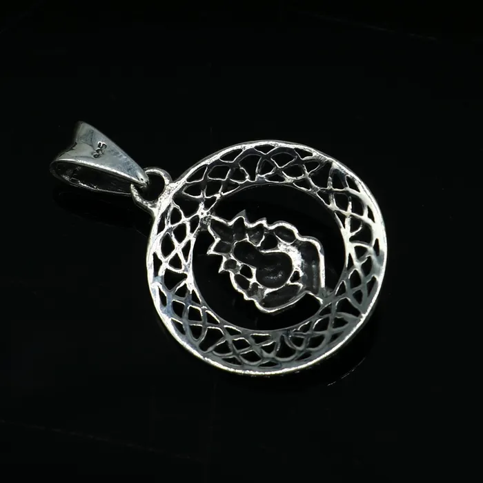 TRIBAL ORNAMENTS Necklaces 925 sterling silver customize vintage antique style Lord Ganesha Pendant amazing design stunning pendant unisex gifting jewelry ssp520
