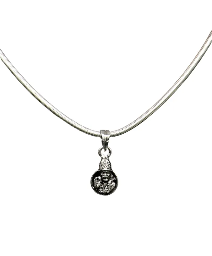 TRIBAL ORNAMENTS Necklaces 925 sterling silver handmade Indian idol Sai Baba pendant amazing stylish unisex pendant locket personalized jewelry tribal jewelry ssp478 TRIBAL ORNAMENTS Necklaces 925 sterling silver handmade Indian idol Sai Baba pendant amazing stylish unisex pendant locket personalized jewelry tribal jewelry ssp478