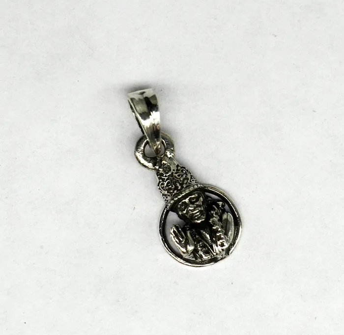 TRIBAL ORNAMENTS Necklaces 925 sterling silver handmade Indian idol Sai Baba pendant amazing stylish unisex pendant locket personalized jewelry tribal jewelry ssp478