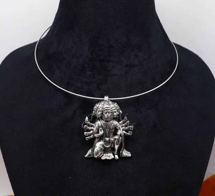 TRIBAL ORNAMENTS Rings 1mm round plain design 925 sterling silver handmade neck band or neck ring for all types of pendant best ethnic choker from india set519