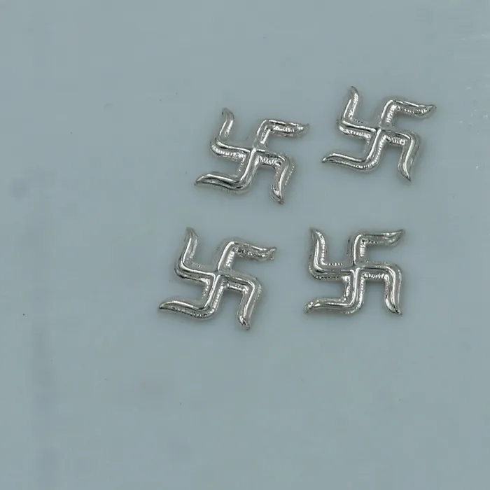 TRIBAL ORNAMENTS Rings 925 sterling silver swastika diwali pooja set su1325