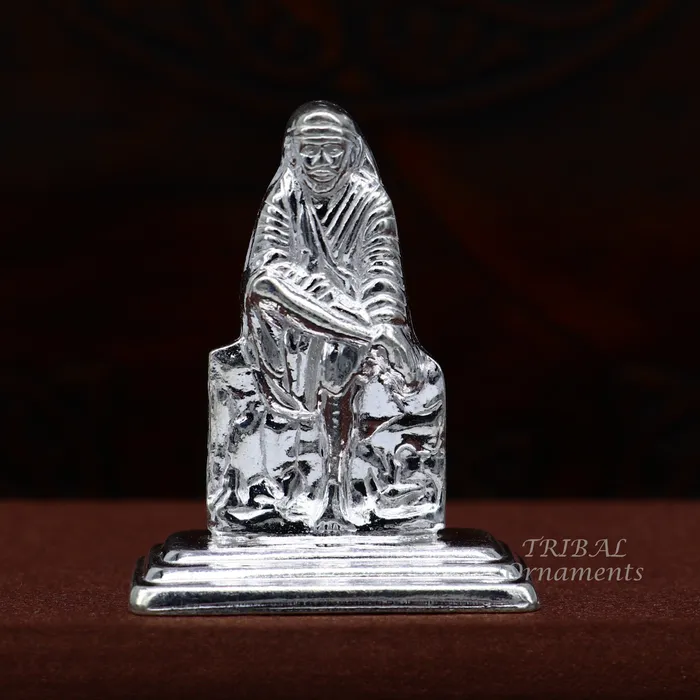 TRIBAL ORNAMENTS Solid sterling silver handmade Divine Hindu idol deity Sai Baba statue murti divine Statue Sculpture figurine puja article gifting ART553 Rings