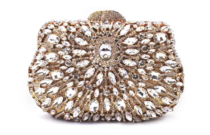 Walkeaze Earrings Women Bridal Clutch 14137B