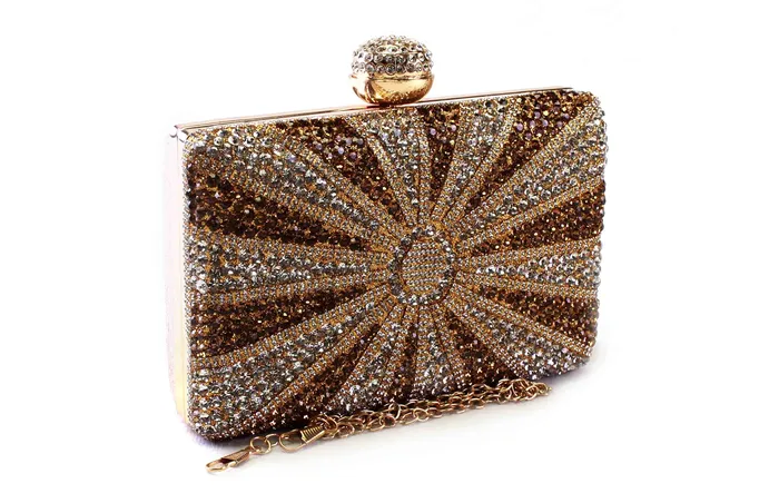 Walkeaze Earrings Women Bridal Clutch 3217B