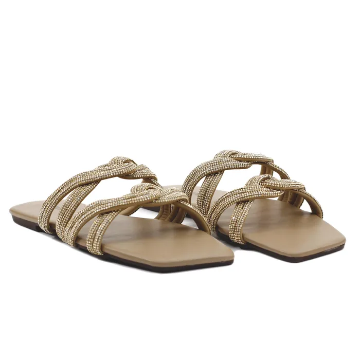 Walkeaze Earrings Women Formal Slippers 39960S
