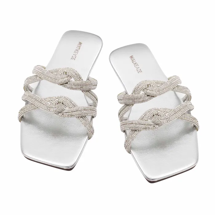 Walkeaze Earrings Women Formal Slippers 39960S
