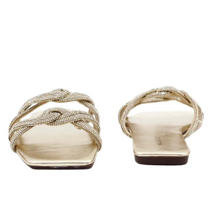 Walkeaze Earrings Women Formal Slippers 39960S