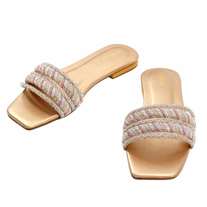 Walkeaze Earrings Women Formal Slippers 40147S