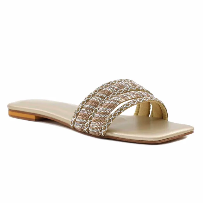 Walkeaze Earrings Women Formal Slippers 40147S