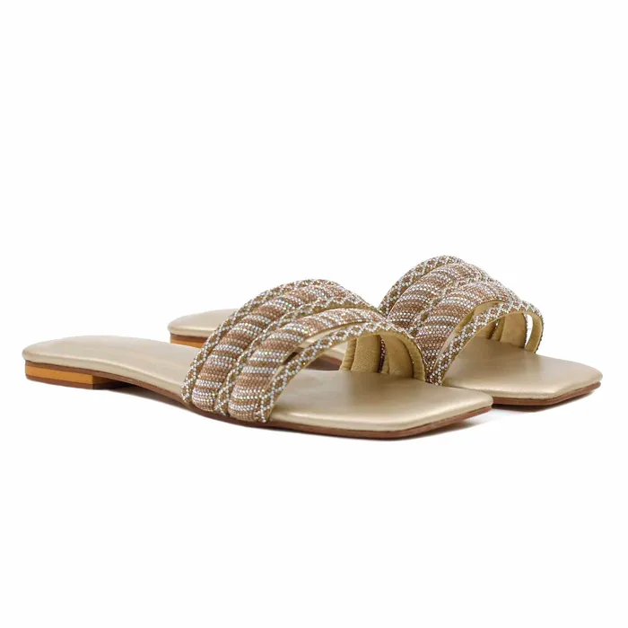 Walkeaze Earrings Women Formal Slippers 40147S