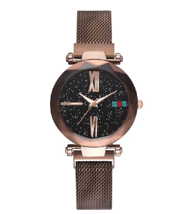 Watches W519 Brown Midnight Mesh Roman Numeral Collection Quartz Watch polly