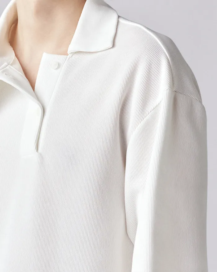 White Boardslide Polo Shirt ADEAM Rings White Boardslide Polo Shirt ADEAM Rings