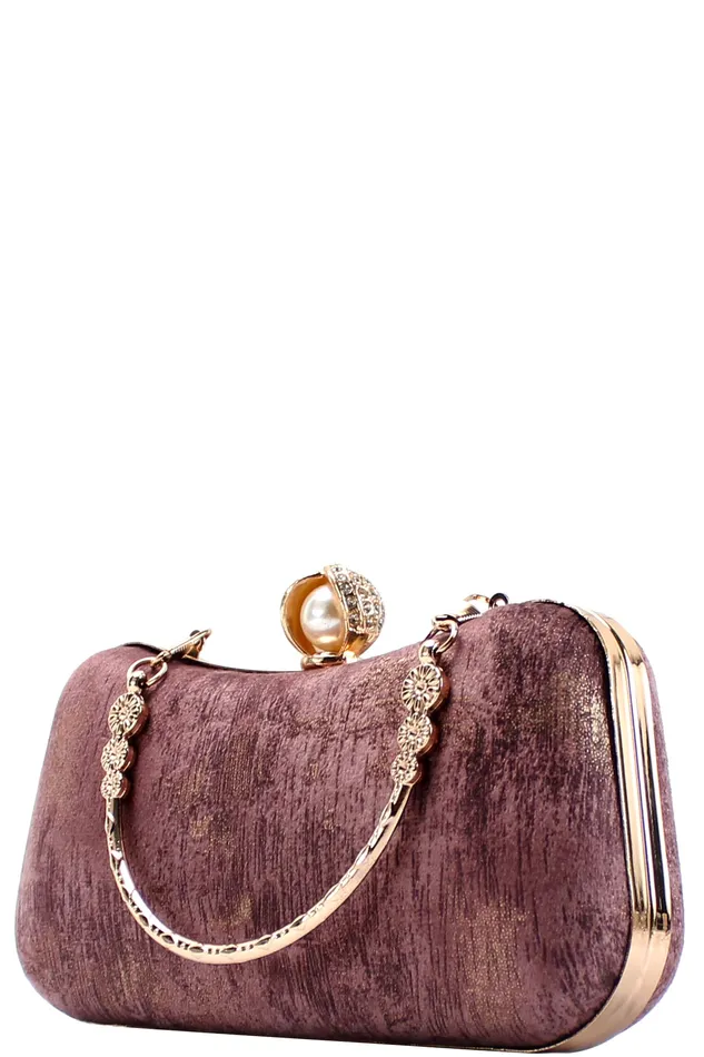 Women Clutch 02911B Walkeaze Earrings
