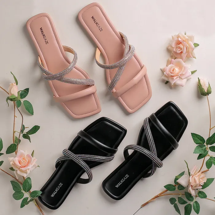 Women Formal Slippers 40021S Walkeaze Earrings