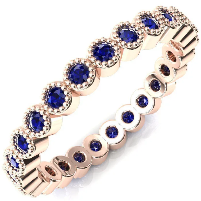 Zinnia Round Center Stone 6 Prongs Milgrain Halo Accent Diamonds Ring Fire Brilliance Rings