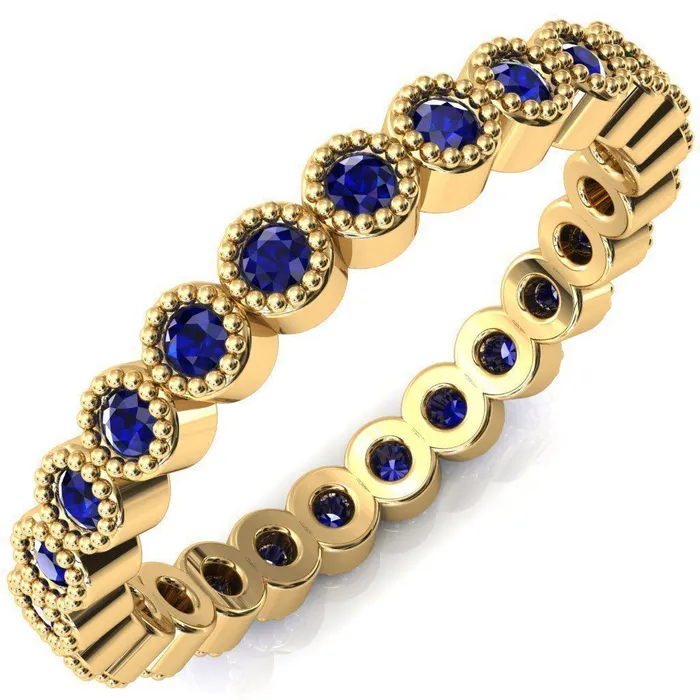 Zinnia Round Center Stone 6 Prongs Milgrain Halo Accent Diamonds Ring Fire Brilliance Rings
